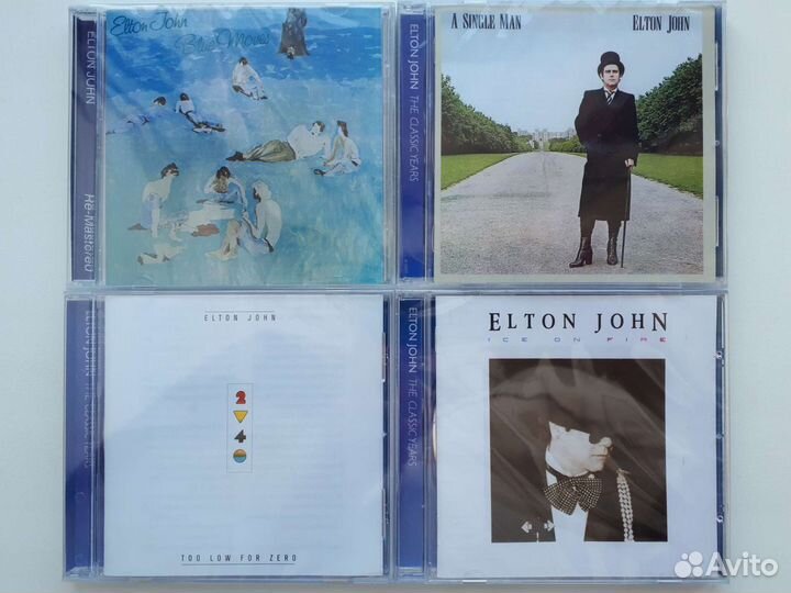 CD диски Elton John, George Michael