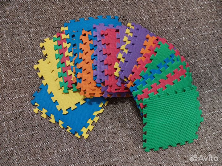 Коврик-пазл тёплый б/у