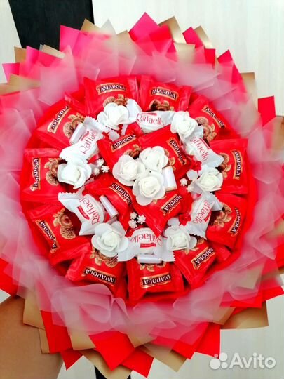 Сладкие букеты из конфет