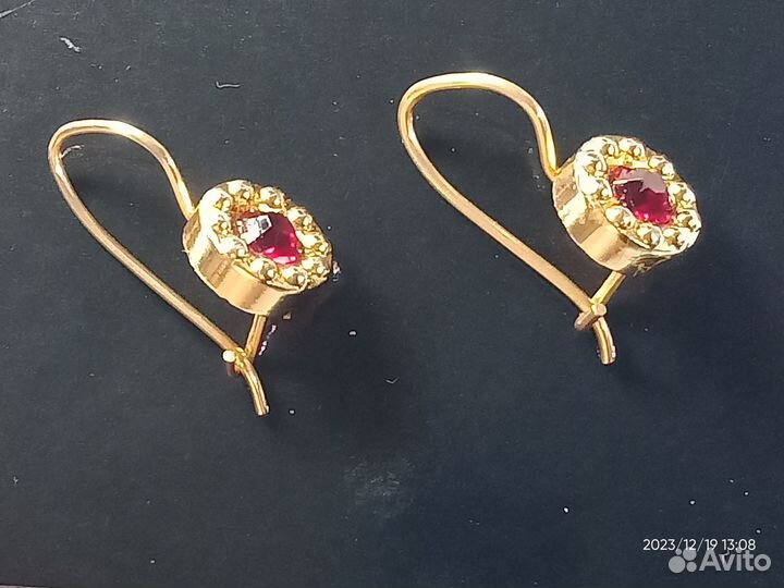 Серьги СССР, клеймо