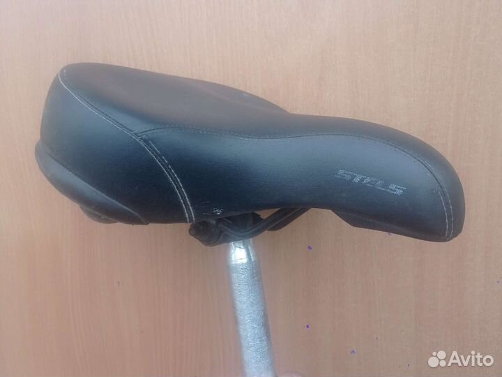 Сиденье на велосипед широкое мягкое