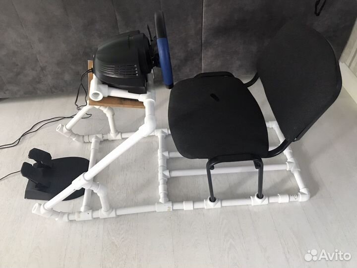 Сиденье кокпит стойка для руля симрейсинг