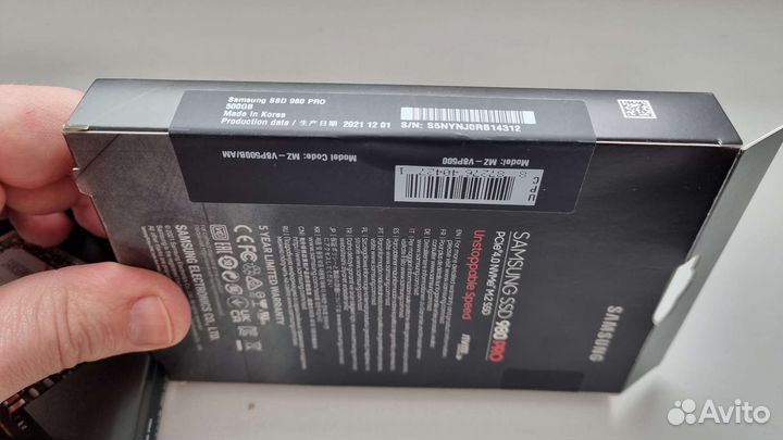 Samsung 980 pro 500Gb