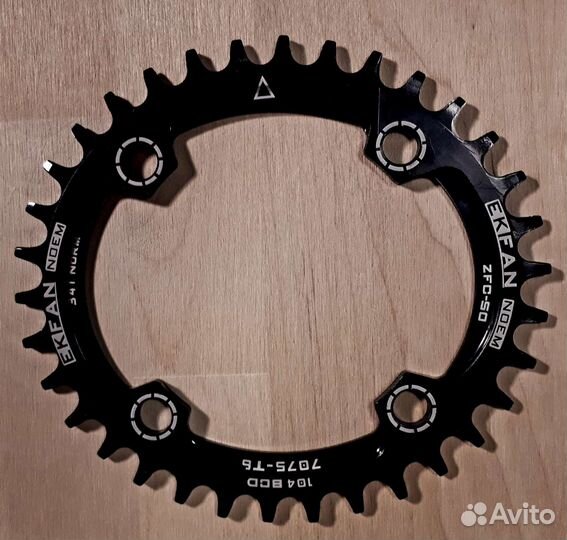 Звезда овальная 104bsd 34t