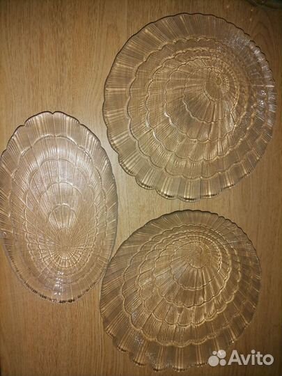 Набор посуды Салатники, поднос нержавейка