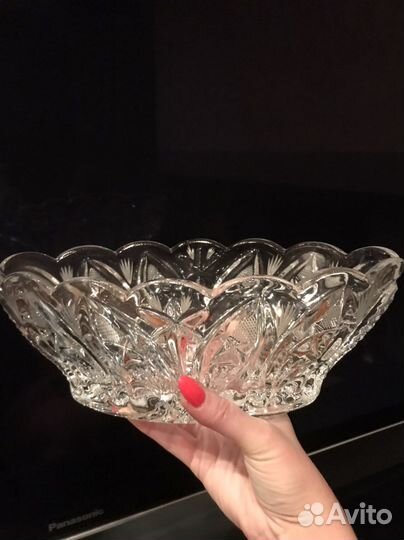 Хрустальная ваза времен СССР