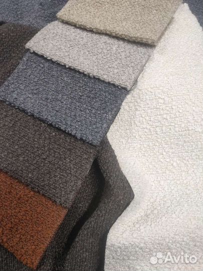 Ткани для мебели и комплектующие. Букле ткань, мех