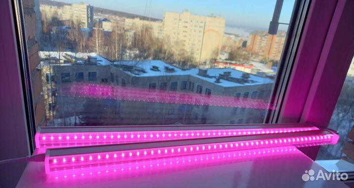 Фитолампа новая, фитосвелильник для рассады