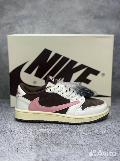 Кроссовки Nike Air Jordan 1 low x Travis Scott