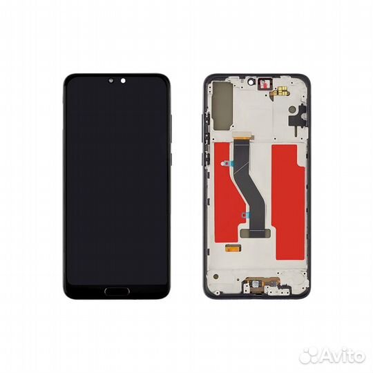 Дисплей для Huawei P20 Pro черный+рамка (oled)