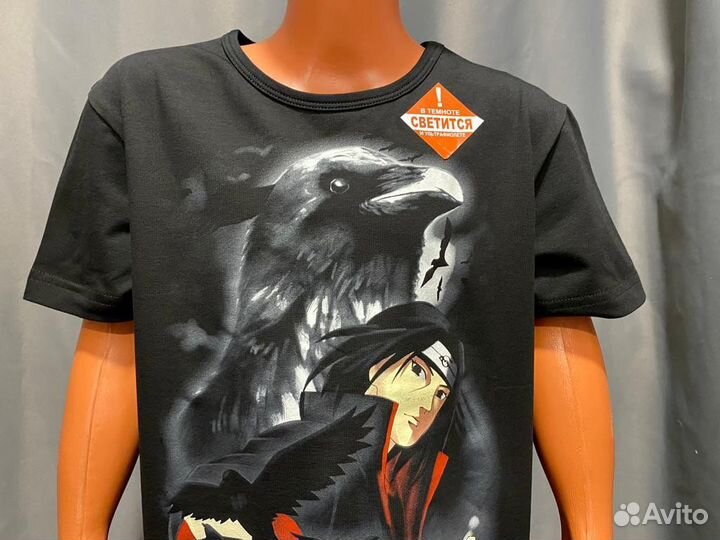 Футболка Наруто ворон