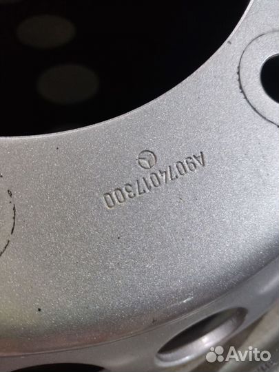 Диск колесный Р16 спарка 6х205 Спринтер, Крафтер