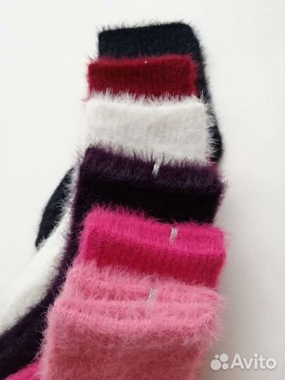 Тёплые, мягкие носки из соболя для детей
