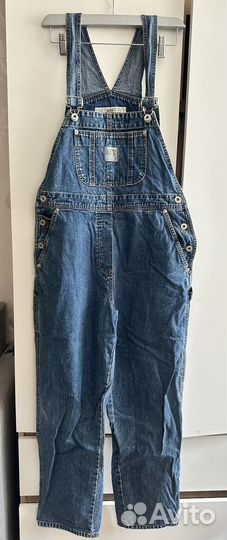 Комбинезон джинсовый винтаж