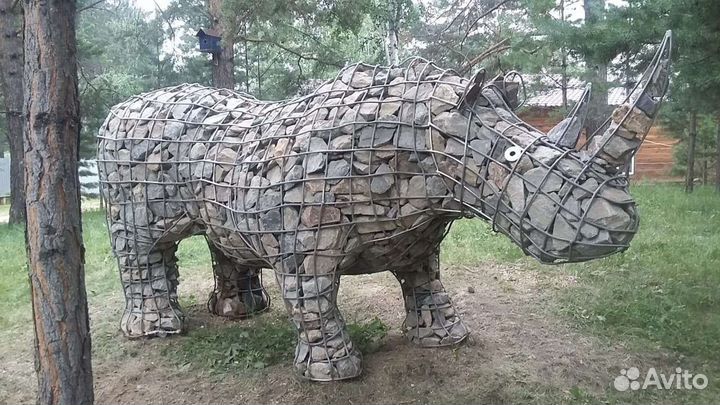 Садовые скульптуры,габионы изготовлю