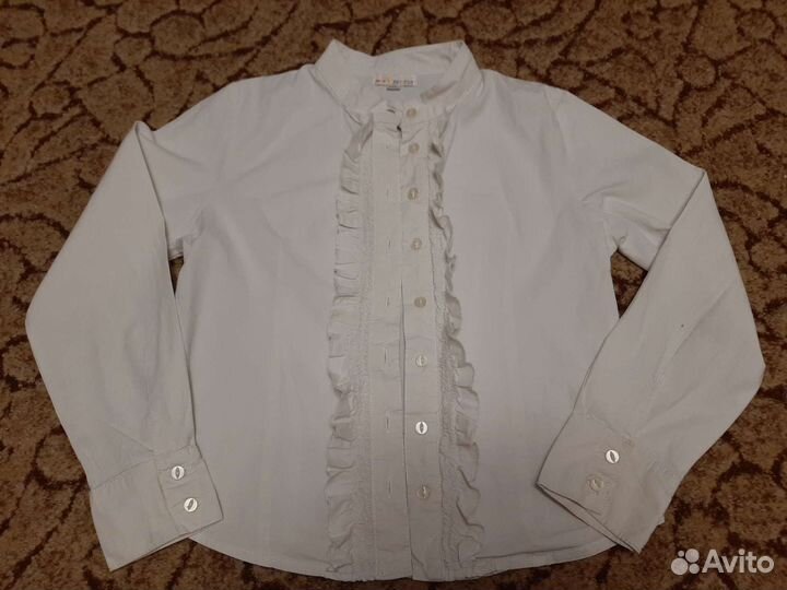 Школьная блузка р.128, 134, 140