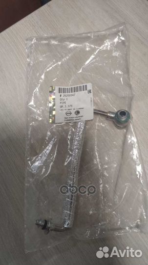 Трубка турбины opel: astra J (2010) /corsa D (2