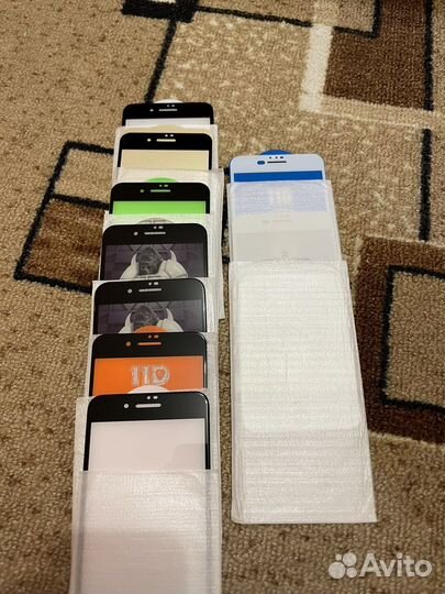 Защитые стекла для iPhone 7/8 plus