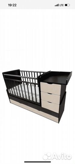 Детская кроватка - трансформер с маятником