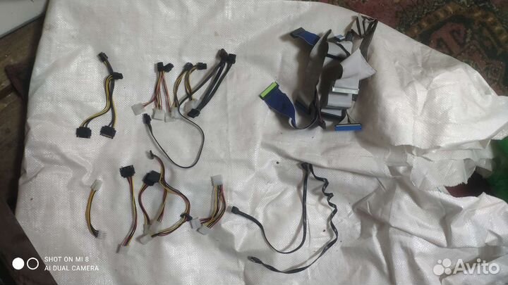 Переходник molex SATA 6 pin ide