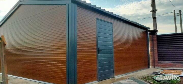 Гараж из панелей, теплый гараж, Дорхан быстровозв