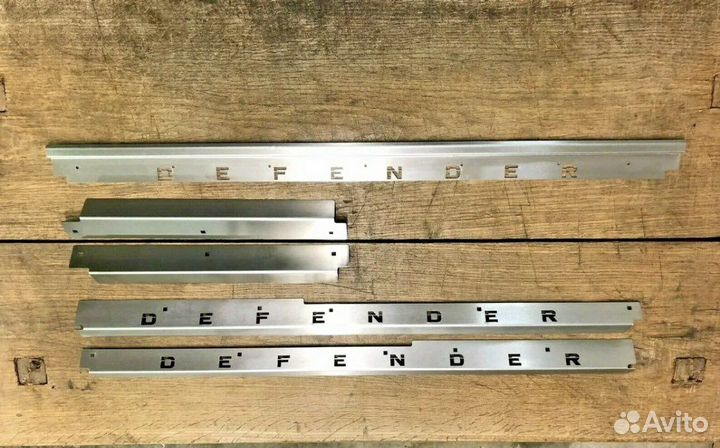 Дверные пороги на Land rover defender 110