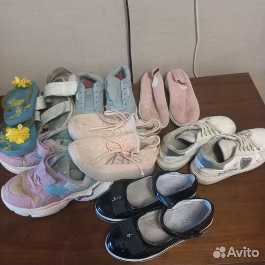 Обувь пакетом для девочки