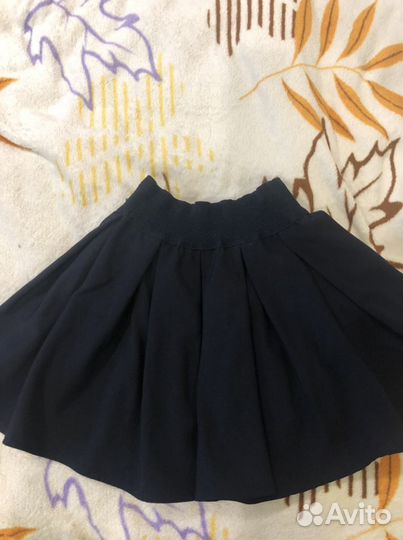 Юбка для девочки бархатная