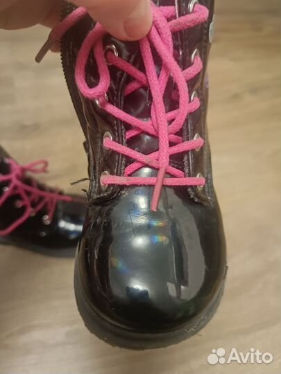 Ботинки демисезонные для девочки 25 размер