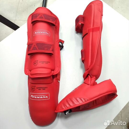 Защита голени и стопы футы для каратэ wkf