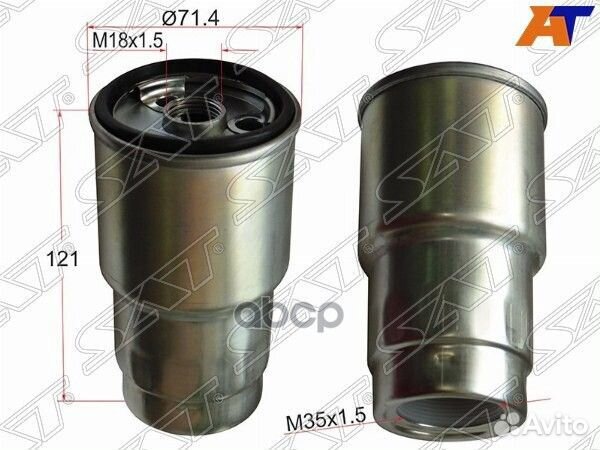 Фильтр топливный toyota corona/mark/hiace 2/3C