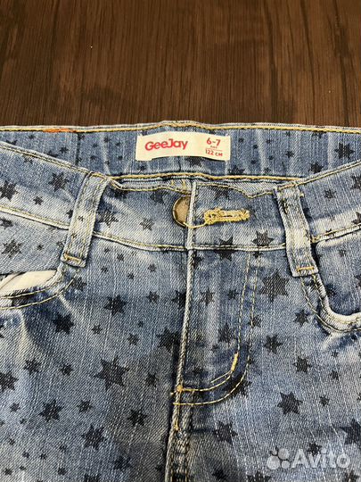 Джинсы для девочки 122