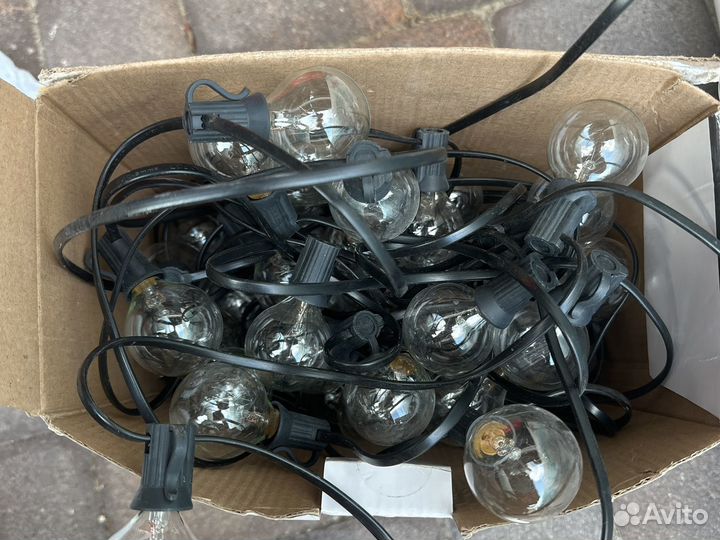 Гирлянды из лампочек винтаж 7m