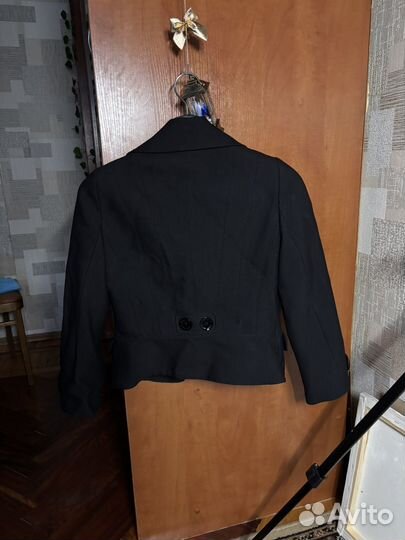 Жакет женский укороченый черный 42