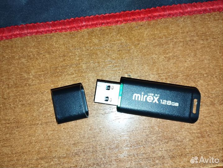 Флешка mirex 128gb usb 3.0 В отличном +удлинитель