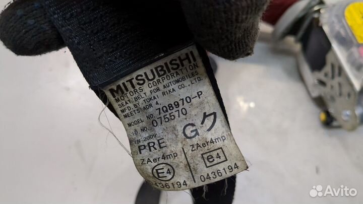 Ремень безопасности левый передний Mitsubishi Lancer 10