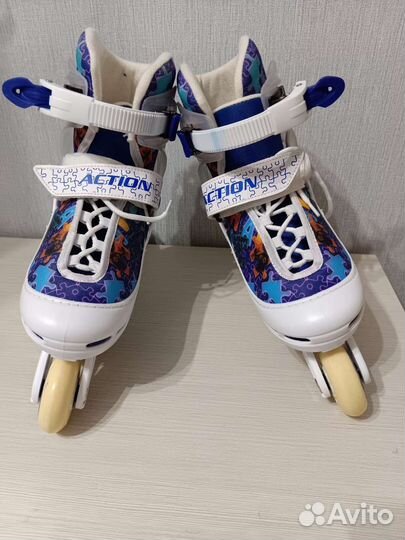 Роликовые коньки детские раздвижные