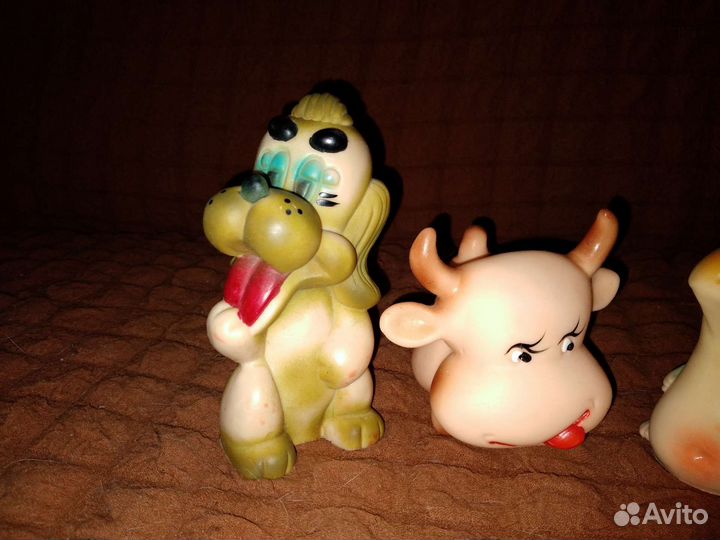 Резиновые игрушки СССР