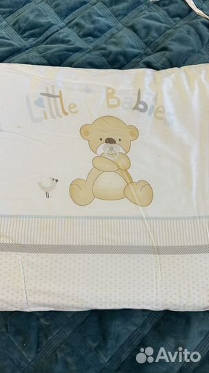 Бортики и комплект белья в детскую кроватку