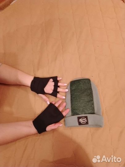 Шапка и перчатки для брейкданса