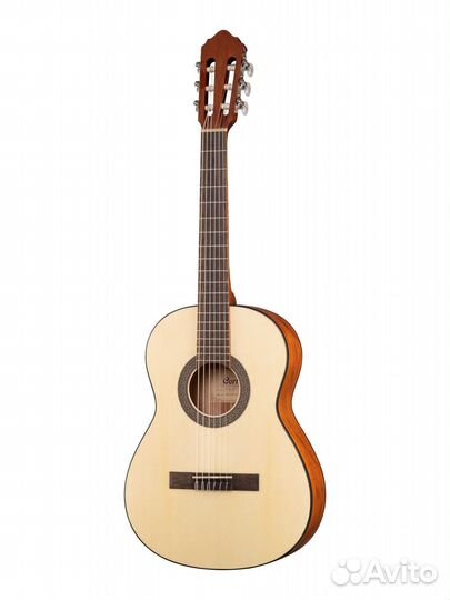Классическая гитара с чехлом, размер 3/4 Cort AC70