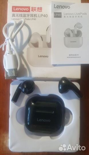 Беспроводные наушники lenovo