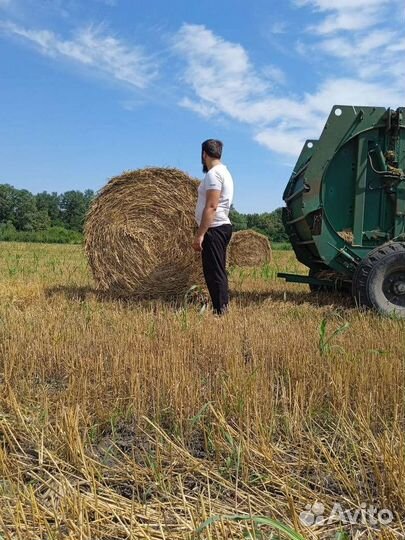 Солома в рулонах