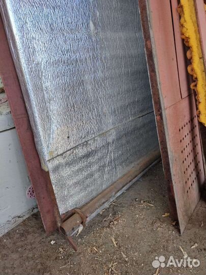 Ворота гаражные металлические бу