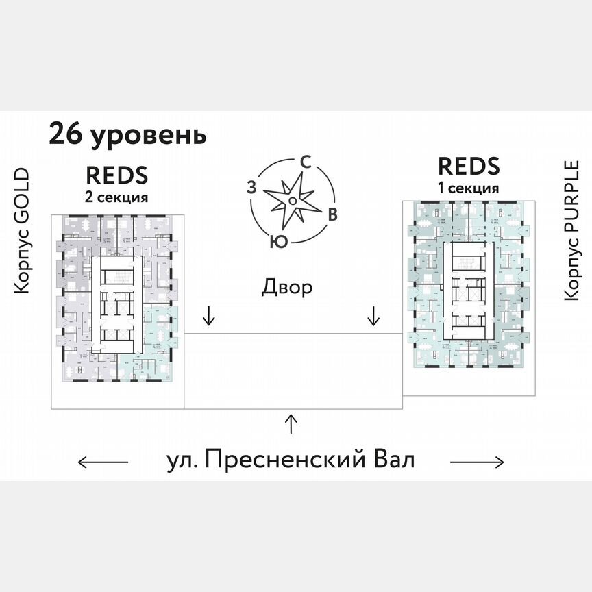 5-к. квартира, 129,3 м², 26/26 эт.