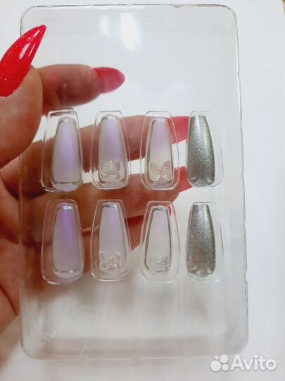 Ногти накладные самоклеющиеся