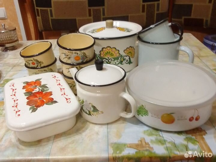 Кастрюля эмалированная СССР