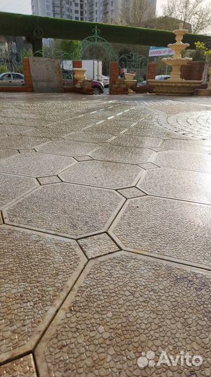 Химчистка и пропитка тротуарной плитки