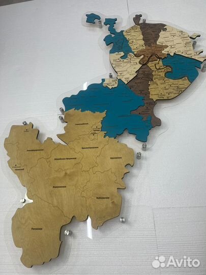 Настенная карта Москвы и Новой Москвы