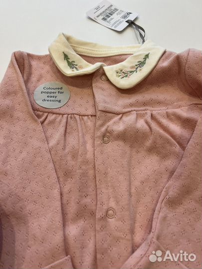 Комбинезон слип для девочки 62-68